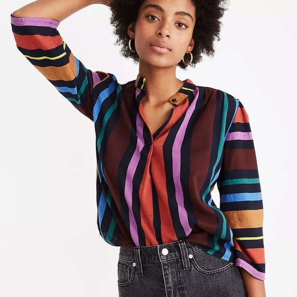 Ace & Jig Tops - Ace & Jig Striped Katherine Top from Madewell